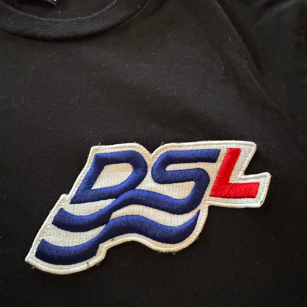 Diesel Black Men's Shirt with vintage DSL logo size L - Picture 2 of 8